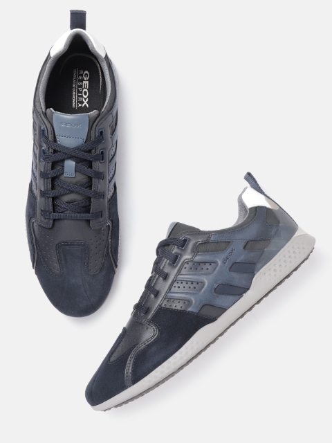 

Geox Men Navy Blue Sneakers