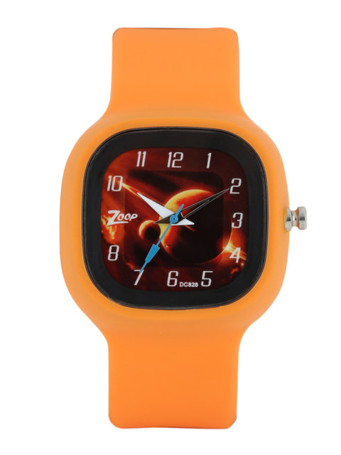 

Zoop by Titan Boys Orange & Black Printed Dial Watch NEC3030PP07C