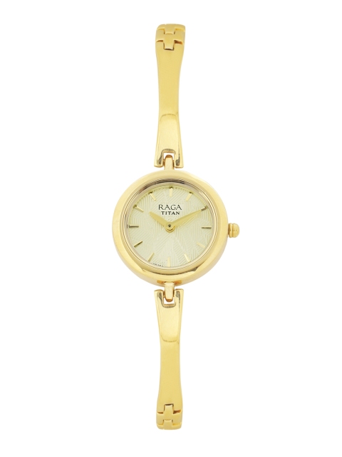 

Titan Raga Women Gold-Toned Dial Watch 2553YM02