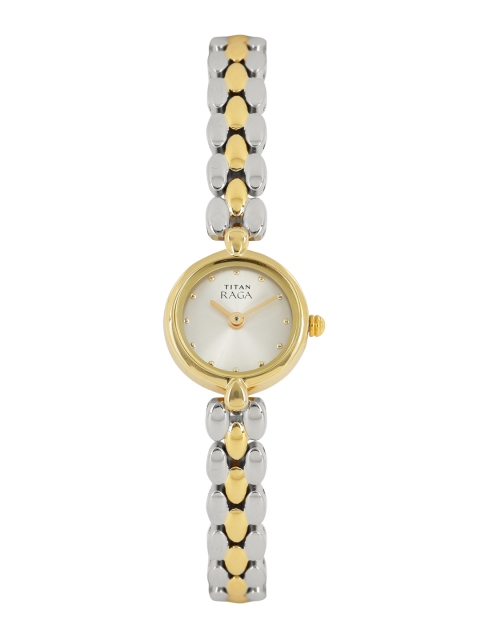 

Titan Raga Women Muted Gold-Toned Dial Watch NH2444BM04