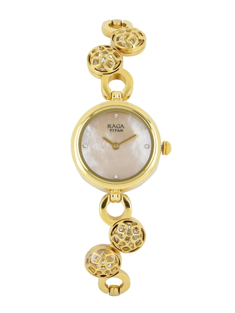 

Titan Raga Moonlight Women Beige Analogue watch NL311YM15