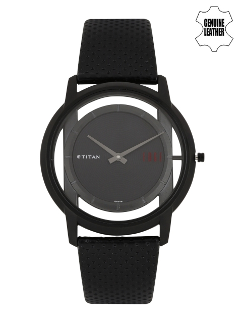 

Titan Edge Men Black Dial Watch NH1577NL01A
