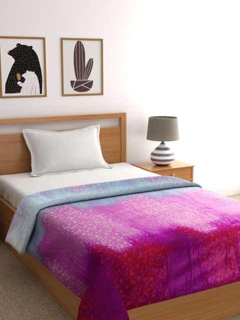 

Raymond Home Blue & Purple AC Room 233 GSM Single Bed Blanket