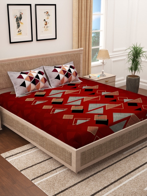 

Story@home Unisex Red Abstract