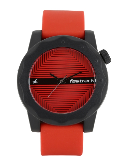 

Fastrack Unisex Red Printed Dial Watch NG38022PP09J