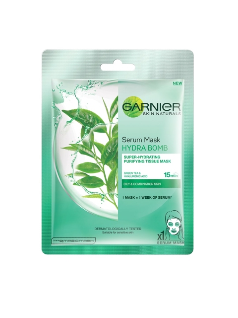 

Garnier Skin Naturals Green Tea Face Serum Sheet Mask