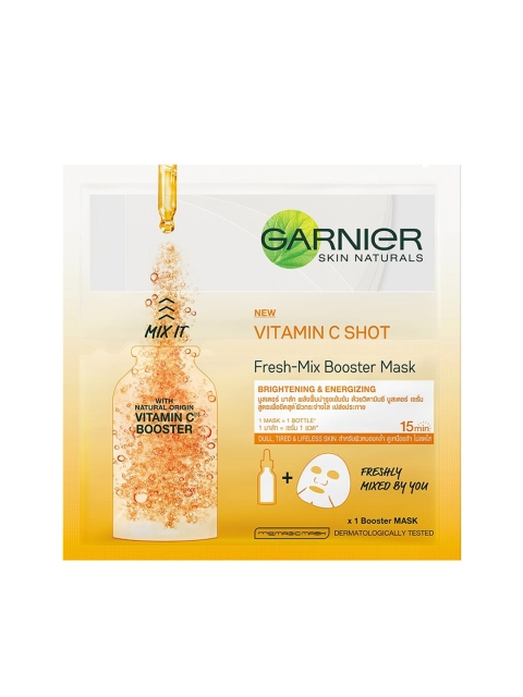 

Garnier Skin Naturals Fresh Mix Vitamin C Shot Booster Mask, Orange