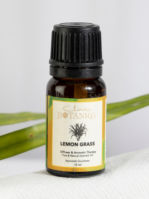 

Clovia Botaniqa Pure Lemongrass Essential Oil For Skin Hair & Diffusion - 10ml, Transparent