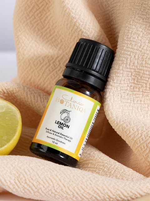 

Clovia Botaniqa Pure Lemon Essential Oil For Skin Hair & Diffusion - 10ml, Transparent