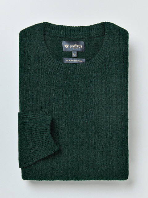 

INVICTUS Men Green Sweater