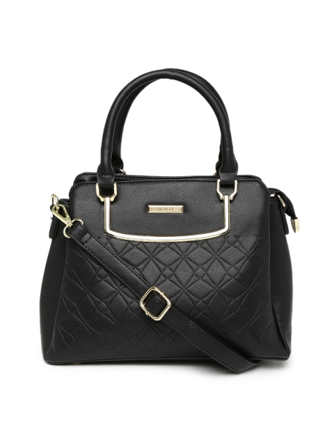 

David Jones Black Textured Handbag