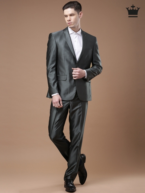 

Louis Philippe Grey Ultra Fit Single-Breasted Suit