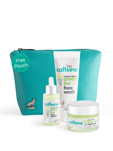 

MCaffeine Summer Friendly Green Tea Breakout Care Kit (AM & PM) - 190 ml, White
