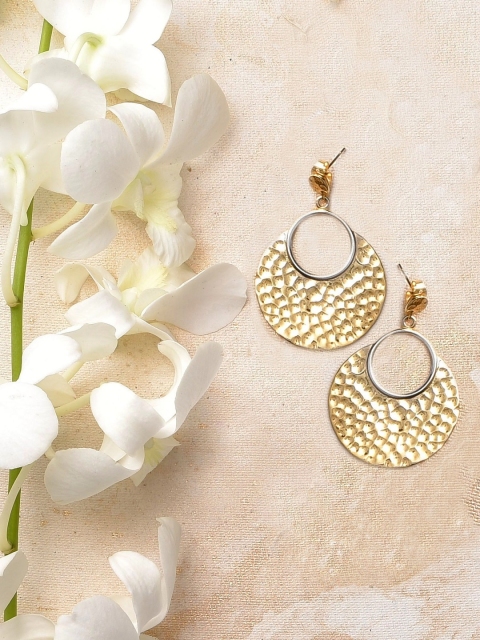 

Amaltaas Gold Plated Contemporary Drop Earrings