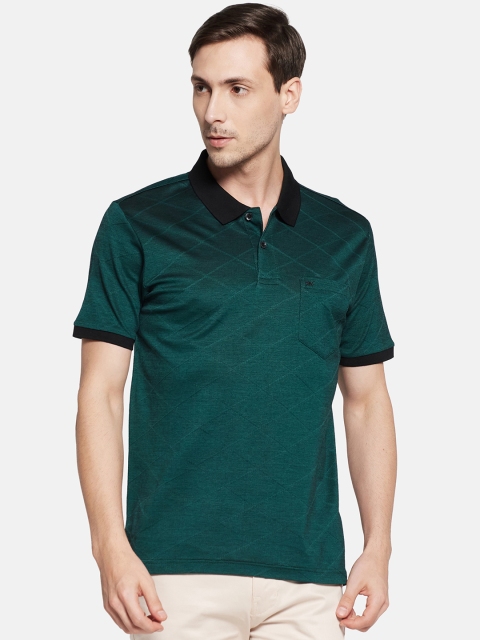 

Monte Carlo Men Green Polo Collar T-shirt