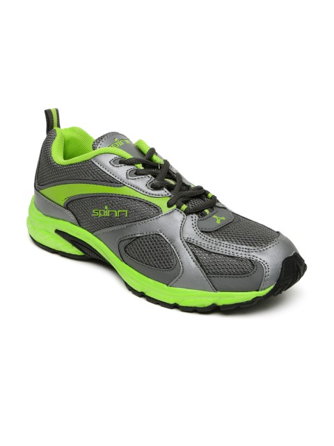 

Spinn Men Grey Refile Running Shoes