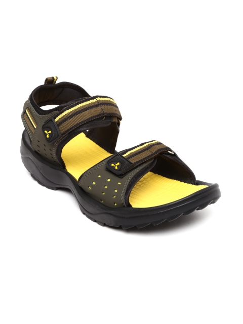 

Spinn Men Olive Green Sports Sandals