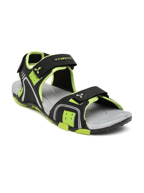 

Spinn Men Black Rapid Sports Sandals