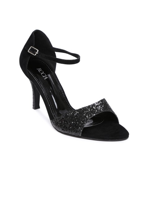 

Rocia Women Black Shimmery Heels
