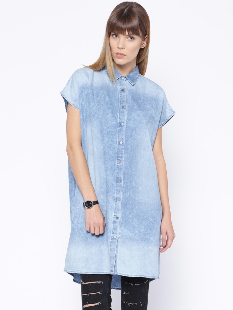 

Tokyo Talkies Blue Denim Tunic