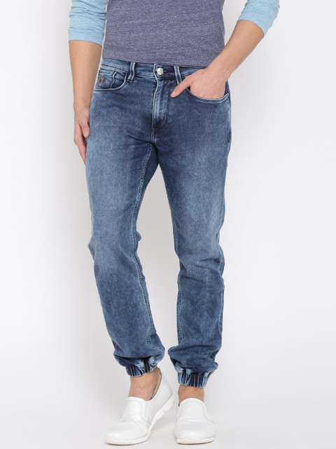 

U.S. Polo Assn. Denim Co. Men Blue Jogger Fit Stretchable Jeans