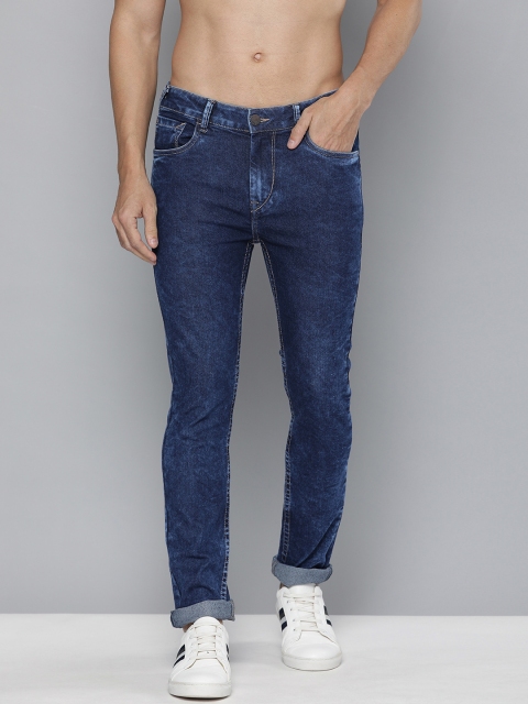 

HERE&NOW Men Blue Skinny Fit Clean Look Stretchable Jeans