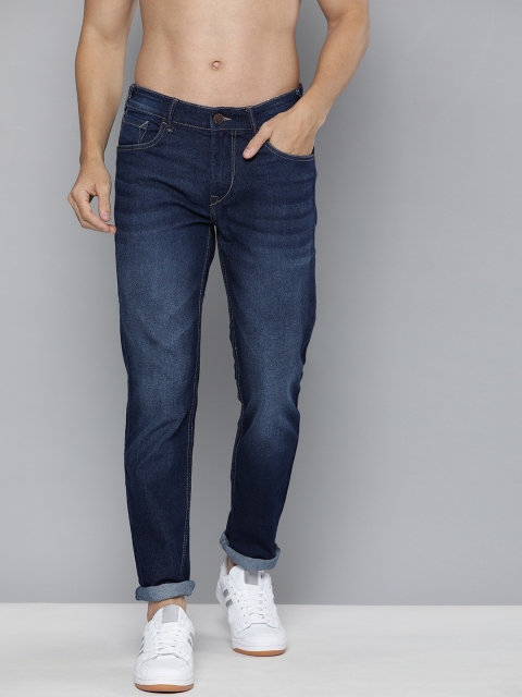 

HERE&NOW Men Blue Slim Fit Low-Rise Light Fade Stretchable Jeans