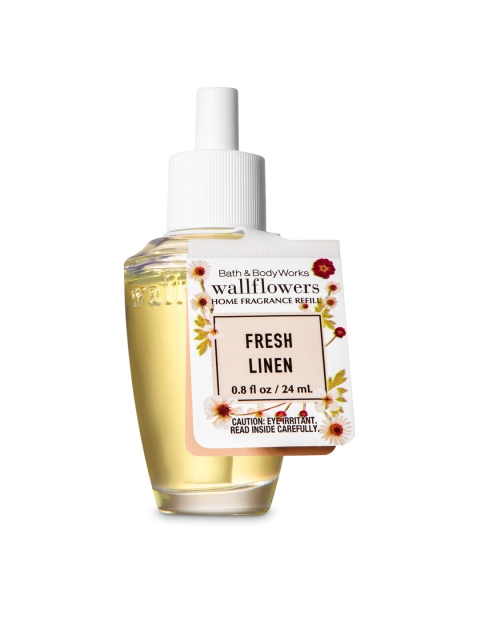 

Bath & Body Works Fresh Linen Wallflowers Fragrance Refill 24 ml, Gold