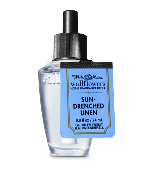 

Bath & Body Works Sun-Drenched Linen Wallflowers Home Fragrance Refill 24 ml, Blue