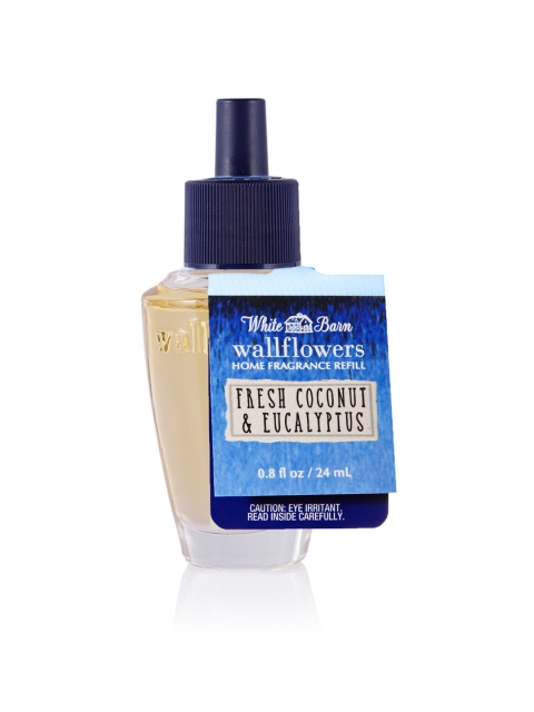 

Bath & Body Works Fresh Coconut & Eucalyptus Wallflowers Fragrance Refill, Transparent