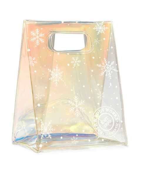 

Bath & Body Works Blue Snowflake Gift Bag, Orange