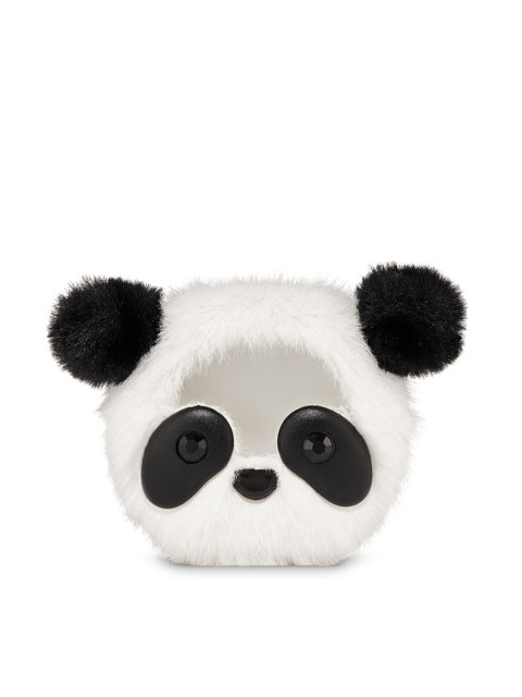 

Bath & Body Works White & Black Fuzzy Panda Visor Clip Car Fragrance Holder
