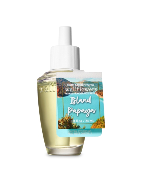 

Bath & Body Works Island Papaya Wallflowers Fragrance Refill 24 ml, Cream