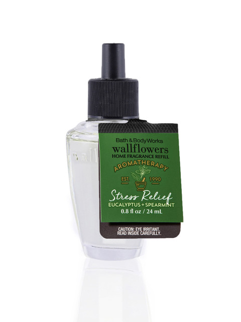 

Bath & Body Works Eucalyptus Spearmint Wallflowers Fragrance Refill, Transparent