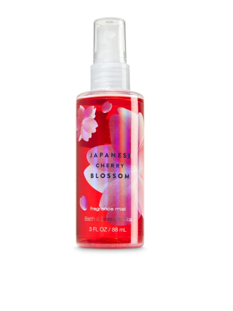 

Bath & Body Works Japanese Cherry Blossom Travel Size Fine Fragrance Mist 88 ml, Red