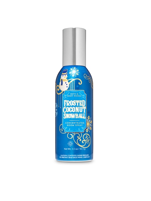 

Bath & Body Works Frosted Coconut Snowball Concentrated Room Spray 42.5 g, Blue