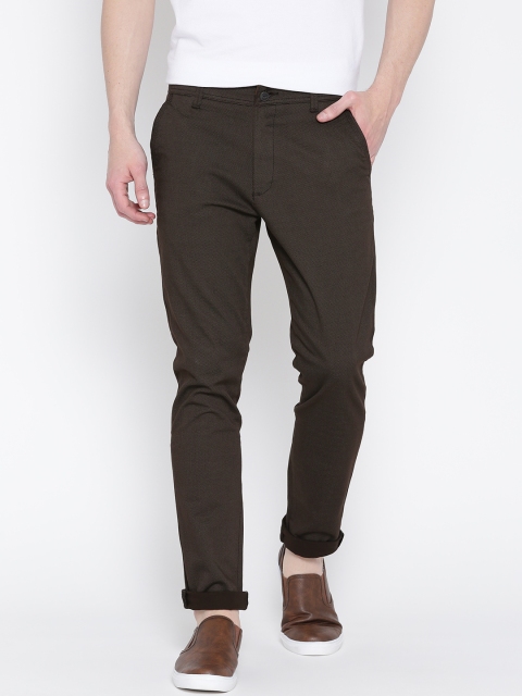 

Highlander Brown Printed Casual Trousers