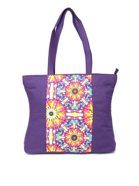 

Hotberries Purple Printed Shoulder Bag