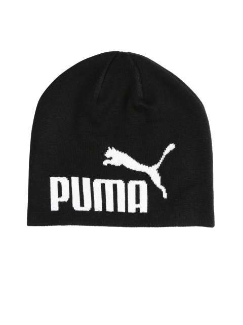 

PUMA Unisex Black ESS Big Cat/N1 Logo Beanie