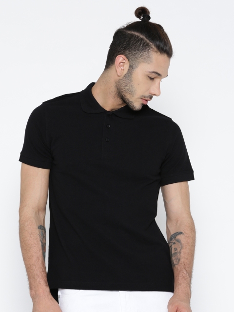

American Crew Black Polo T-shirt