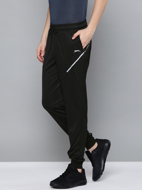 

Slazenger Men Black Solid Joggers