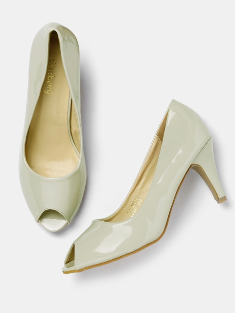

DressBerry Women Grey Heels