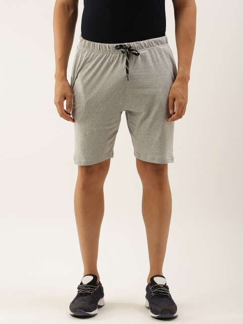 

Urban Dog Men Grey Mid-Rise Regular Shorts