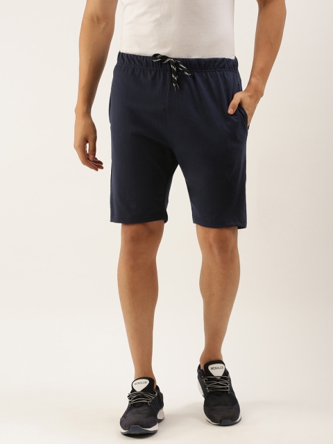 

Urban Dog Men Navy Blue Mid-Rise Regular Shorts