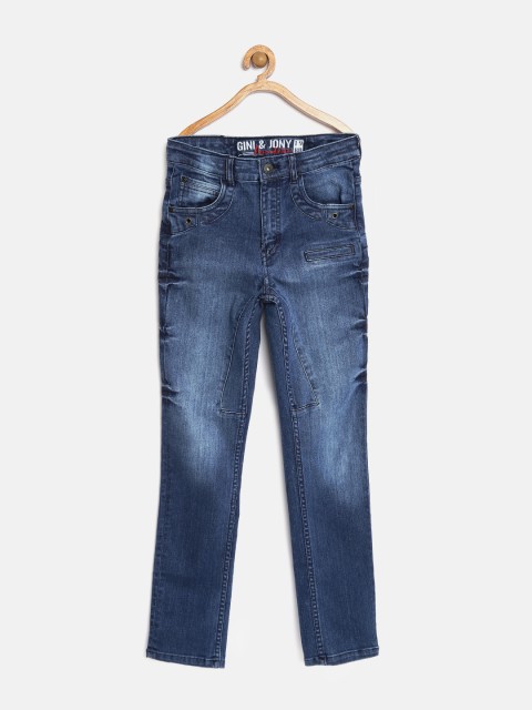 

Gini and Jony Boys Blue Stretchable Jeans