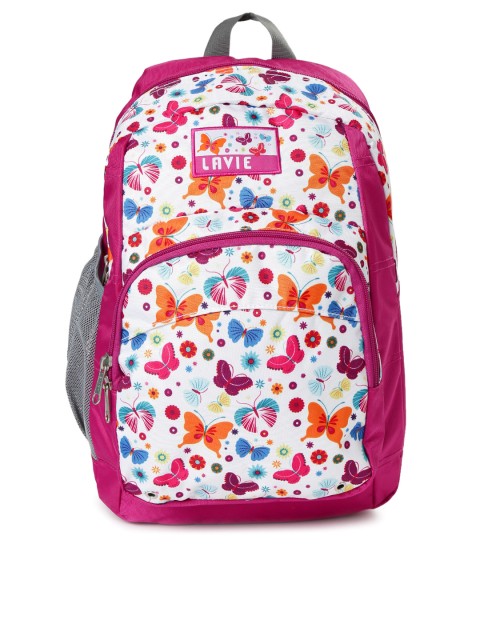 

Lavie Women Pink Printed Impact Backpack