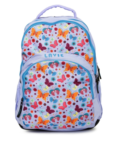 

Lavie Women Purple Printed Backpack