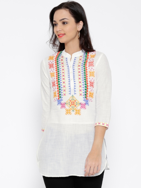 

BIBA White Printed Tunic