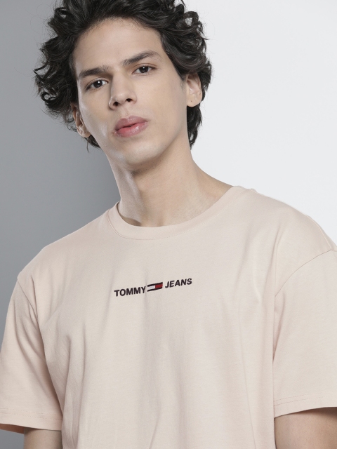 

Tommy Hilfiger Men Beige Organic Cotton T-shirt