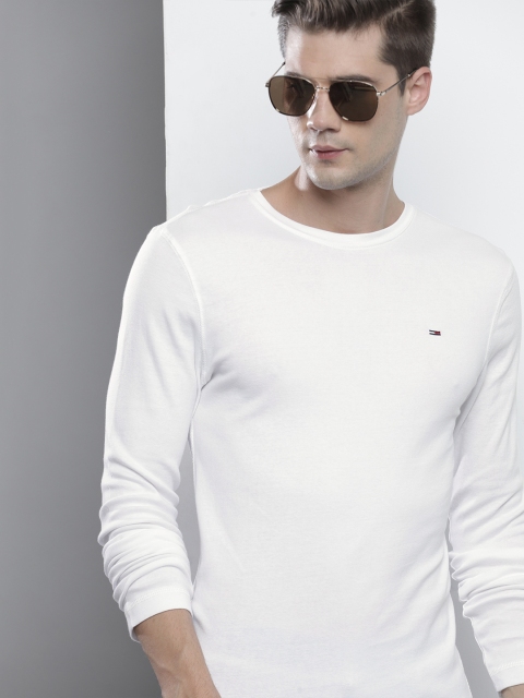 

Tommy Hilfiger Men White Organic Cotton T-shirt